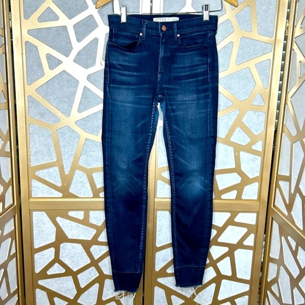 AYR‎  Distressed raw hem Cropped Denim Skinny Jeans Sz 27